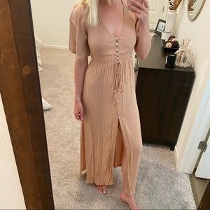 Forever 21 Nude Maxi Dress